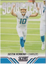 2021 Score Justin Herbert SCORE TEAM card #ST19