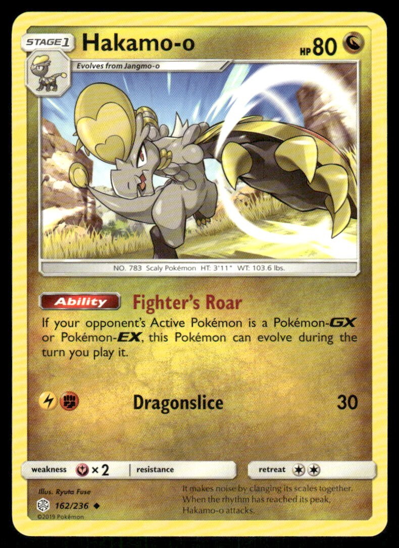 Hakamo-o 162/236 Cosmic Eclipse Pokemon TCG trading card
