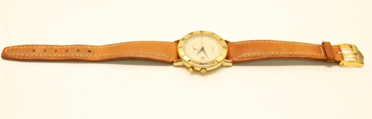 稼動品　GUCCI グッチ　3800jr ゴールド　オールド　腕時計 Gucci 3800 Jr Chronograph Gold Plated Women's Watch | eBay