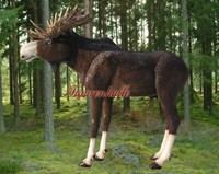 Elch Figur Dekofigur Rentier Lebensgroß Aufstellfigur Weihnachts Deko Hirsch Neu