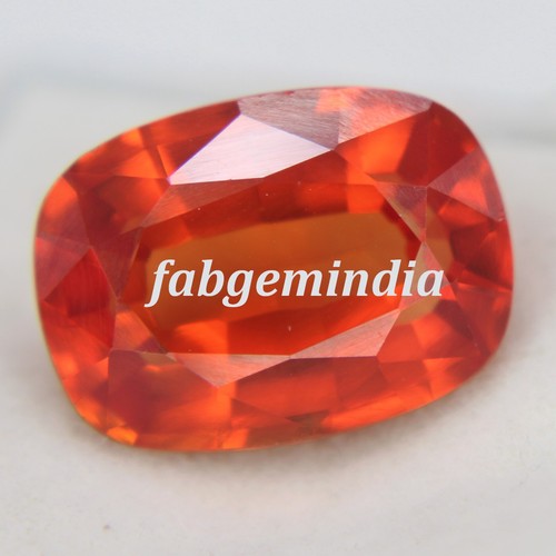 9.90 Ct Certified Namibia Spessartite Natural Garnet Cushion Cut Loose Gemstones - Picture 3 of 5