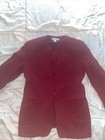 Womens Ann Taylor Bordeaux   Jacket Coat Wool  Blazer Sz 6P — photo 1