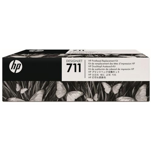 HP C1Q10A OEM - HP 711 genuine product inkcartridge Printhead Replacement Kit - Picture 2 of 11