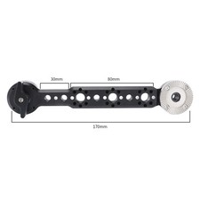 NICEYRIG ARRI Standard Rosette Arm Extension Handgrip Handle