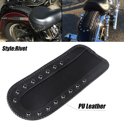 Black Rear Fender Bib Solo Seat For Harley Electra Glide FLHTC FLHTK FLHTCU FLHT