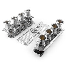 Chevy Gm Ls1 Downdraft Efi Stack Intake Manifold System Complete Polished