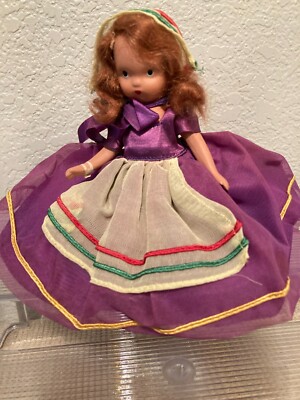 Nancy Ann Storybook Dolls ~ #126 Going a Milking, Frozen Leg Doll