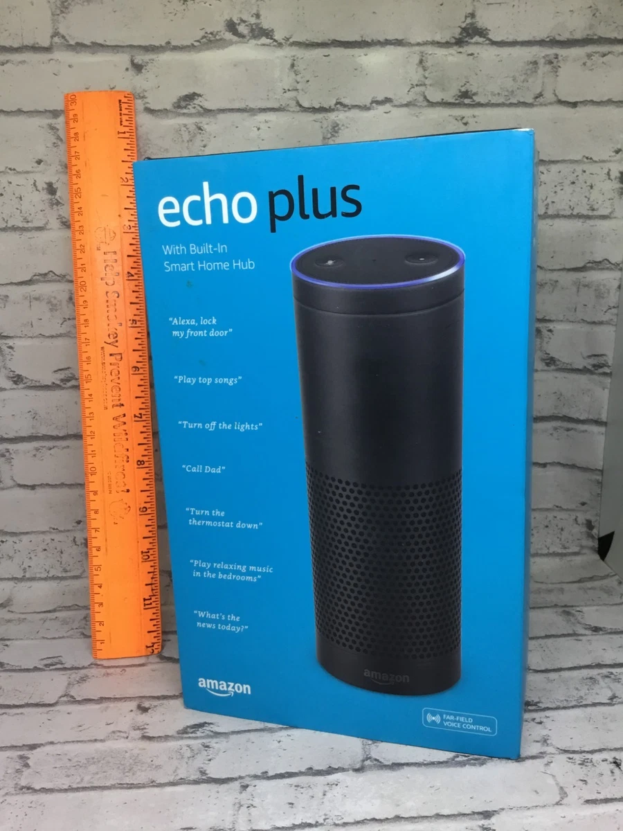 Amazon Echo Plus (1st Generation) Alexa Black Smart Speakers for