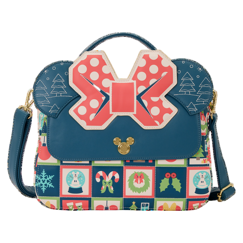 Loungefly Disney Minnie Mouse Holiday Crossbody Bag BNWT