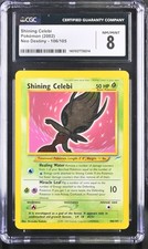 SHINING CELEBI 106/105 HOLO NEO DESTINY POKEMON CGC 8 NM/MINT on eBay