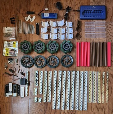 VEX Robotics EDR Mega Lot Cortex Brain Mecanum Wheels Smart Charger 100+ Pcs