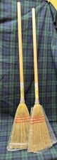2 - Janico Bristles 4049 Lobby Corn Broom 39" with Wood Handle