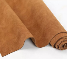 1.5mm Thick Genuine Leather Suede Sheet Soft Cowhide Pieces for DIY Leathercraft