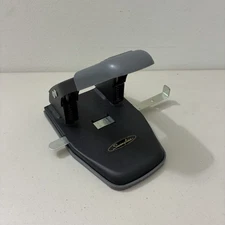 Swingline ACCO 74045/50 Two-Hole Paper Punch, Black - Office Supply - GREAT