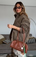 ZARA 100% VOLUME SUEDE LEATHER JACKET LIGHT KHAKI NEW FW25/26 XS-XL REF 4341/877