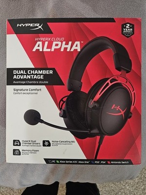 Nice HyperX Cloud Alpha Gaming Headset Noise Cancellation Multi Platform