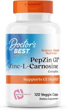 Doctor's Best PepZin GI, Zinc-L-Carnosine Complex, Non-GMO, Vegan, Gluten... 