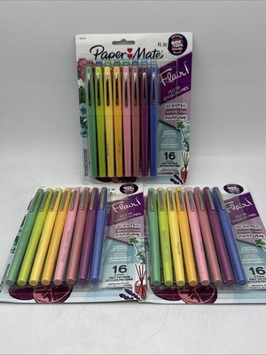 Papermate Flair Scented Felt Tip Pens 16/Pkg-Nature Escape Lot of 3
