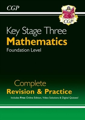 NEW KS3 MATHS COMPLETE STUDY PRACTICE FO by CGP Books Paperback Self Help
