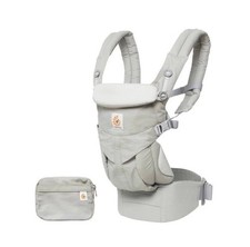 Ergobaby Omni 360 Pearl Grey 100 Cotton Baby Carrier New Open box