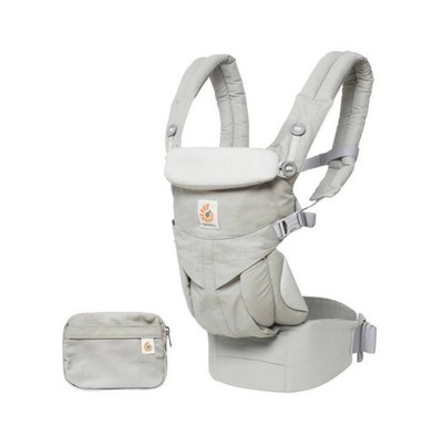 Ergobaby Omni 360 Pearl Grey 100% Cotton Baby Carrier New Open box
