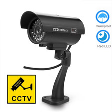 Dummy Camera Security CCTV Camera Waterproof Fake Camera IR LED Flash Red Led Ho
