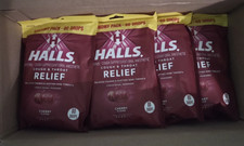 HALLS Cherry Cough Drops 12 Packs of 80 Drops  960 Drops Total EXP 01/19/2026