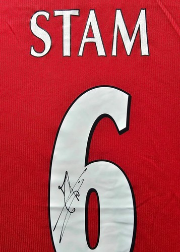 Jaap Stam 6 Manchester United 1998-1999 Signed Jersey | Treble Season - Picture 5 of 12
