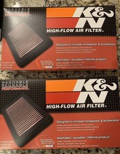 Lot Of 2 NEW K&N High Flow Air Filter 33-2343...