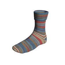 Wolle Kreativ! Lang Yarns - Super Soxx Color 4-fach Fjord Soxx Fb. 540