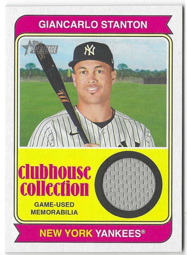 Topps Heritage Clubhouse Collection Memorabilia/Relic Cards - You Pick Upd 2/7 - Afbeelding 10 van 111