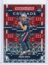 2024 Panini Rookies & Stars Crusade Longevity Lazer Drake Maye RC Insert #C-DME