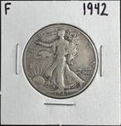 1942 Walking Liberty Half Dollar 90% Silver Circulated US Coin Nice Collector Ex