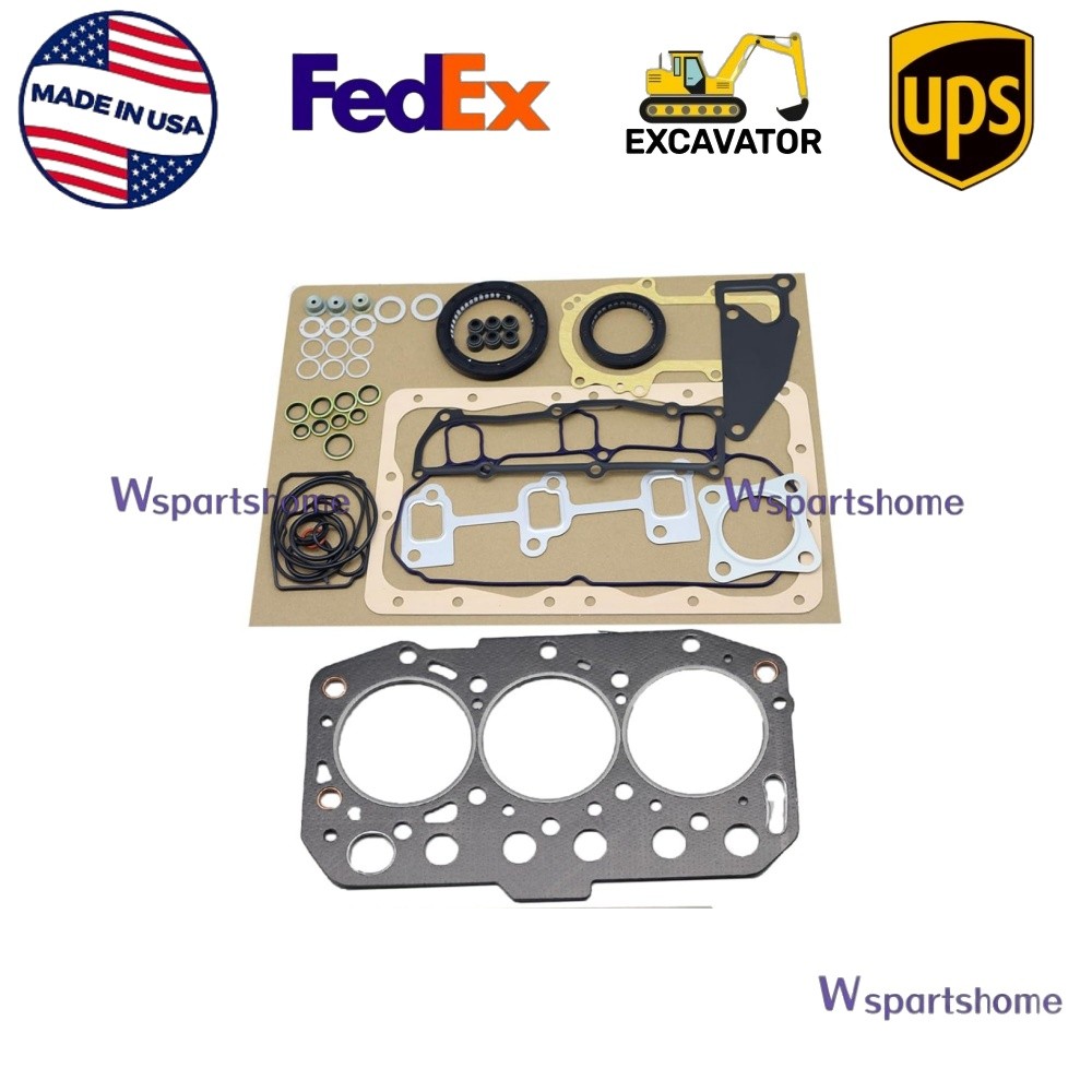 Complete Cylinder Head with Full Gasket Kit Set for Yanmar 3TNM72 Engine