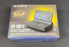 Vintage Sony ICF-SW12 World Time 11-Band AM/FM/SW Portable Radio Receiver