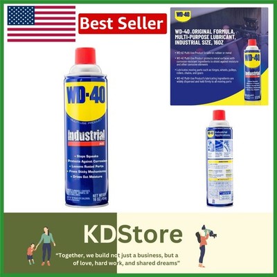 Industrial-Size Multi-Use Lubricant Spray - 16 Oz