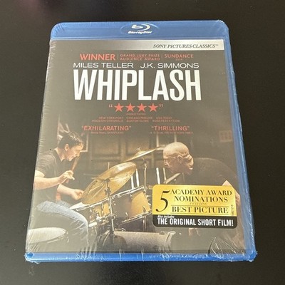 BLU-RAY Whiplash (2014) NEW J.K. Simmons - Factory Sealed