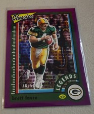 2022 Classics Timeless Tributes Purple #104 Brett Favre /50
