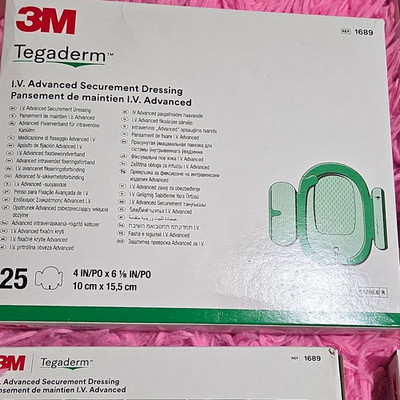 3M Tegaderm I.V. Advanced Securement Dressing 4 x 6 1/8 Latex Free Sterile