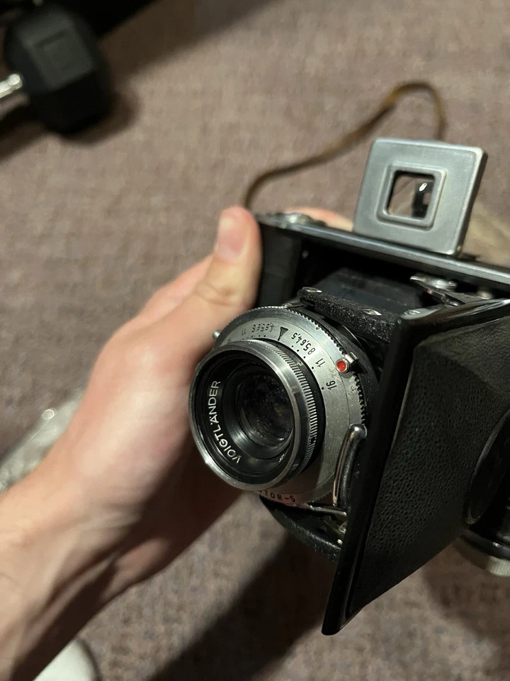 Cámara fotográfica plegable Voigtländer Bessa 66 Vaskar 1:45/75 Prontor-S Foto 3 de 4