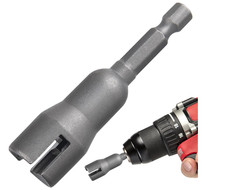 Power Wing Nut Driver, Steel Wing Nut Drill Bit Socket Wrench Tool Set, 1/4" Hex