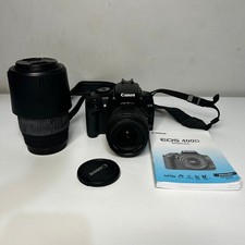 Canon EOS 400D 10.1MP Digital SLR Camera -Black bundle 2 lenses