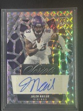 2025 Panini Mosaic Scripts Silver Mosaic Jalen Nailor #SCR-JNR Minnesota Vikings