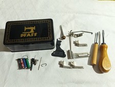Pfaff Nähmaschinen Zubehör Konvolut Ersatzteile Füße Spulen Werkzeug Box