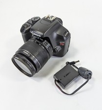 Canon EOS Rebel T3 Digital SLR Camera w/18-55mm Lens  DC Coupler No Cap or Batt