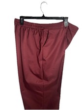 Women’s Casual/Dress Pants In Size 3X Burgundy 29 inseam With Karen Kane Look