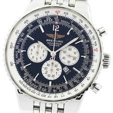 BREITLING WATCH A35340 NAVITIMER HERITAGE DATE CHRONOGRAPH AUTOMATIC BLACK MEN'S