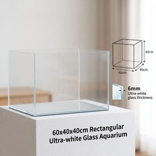 Ultra Clear Aquarium Fish Tank Glass Rimless High Clarity Planted Aquascape