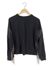 H&M Felpa Donna Tuta da ginnastica Taglia IT 42 nero-bronzo stile casual