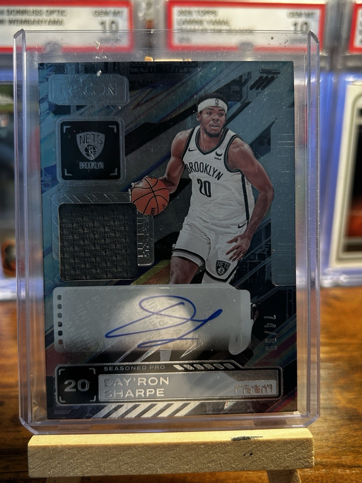 2023–24 Recon Basketball  Day’Ron Sharpe Patch Auto 74/99￼